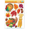 Thanksgiving Clings - 30.5cm - 11 Per Sheet