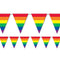 Rainbow Flag All Weather Bunting - 3.7m - 12 Flags