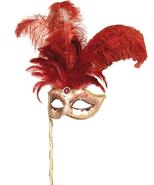Red Baroque Fantasy Eyemask