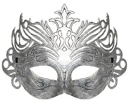 Columbine Silver Mask