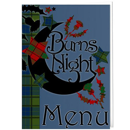 Burns Night Menu Cards - Pack of 16