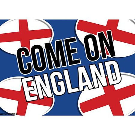Come On England Rugby Poster A3 Party Packs Come On England Rugby Poster A3 Party Packs