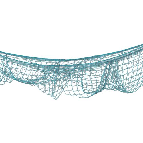 Turquoise Fishnet Turquoise Fish Netting 3.66m | Ocean Party Decoration | Party Packs