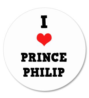 I Love Prince Philip Badge 58mm