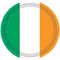 Irish Flag Paper Plates - 22.8cm - Pack of 8