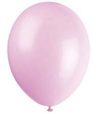 Pale Pink Latex Balloons - 12