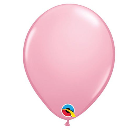 Pale Pink Plain Colour Mini Latex Balloons - 5