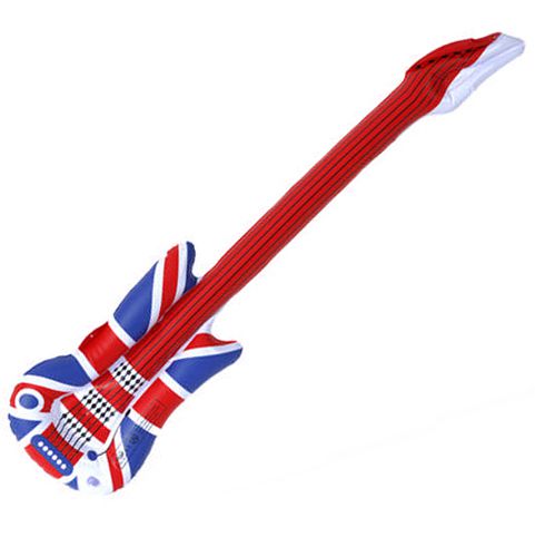 British Union Flag Inflatable Guitar - 106cm – Party Packs