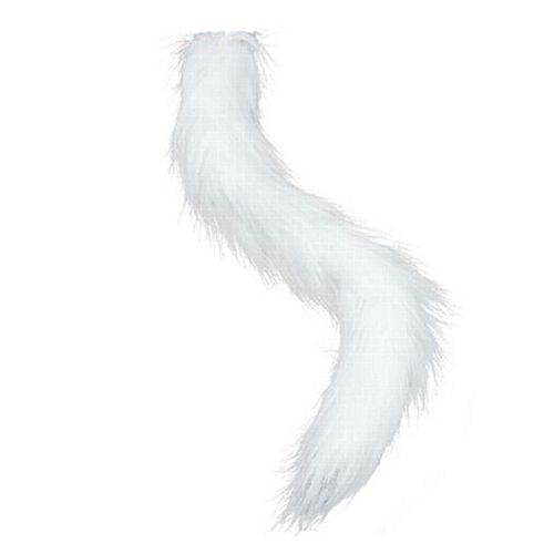 Animal Tail - White - 50cm