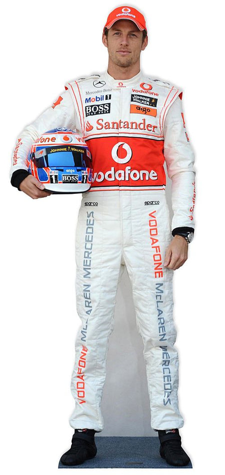 Jenson Button Lifesize Cardboard Cutout - 1.84m