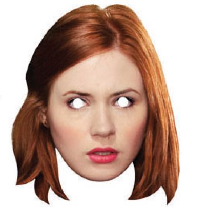 Doctor Who Amy Pond Karen Gillan Card Mask