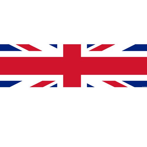 British Union Jack Themed Flag Banner - 120cm x 30cm