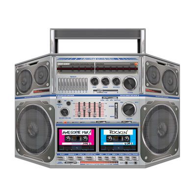 Boom Box Stand-In Photo Prop - 94cm