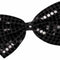 Black Glitz 'n' Gleam Bow Tie - 17.8cm