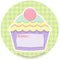 Cupcake Party Bag Name Sticker - 2