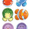 Sealife Animal Shaped Plates - Pack of 12