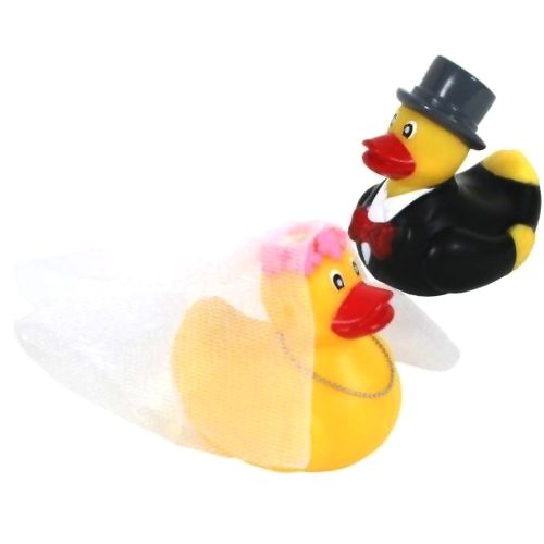 Mr & Mrs Rubber Duck Gift Set