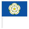 Yorkshire Rose Small Cloth Hand Flag - 9
