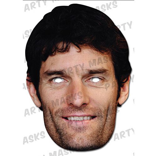 Mark Webber Card Mask
