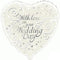 With Love on Your Wedding Day Foil Balloon - 18