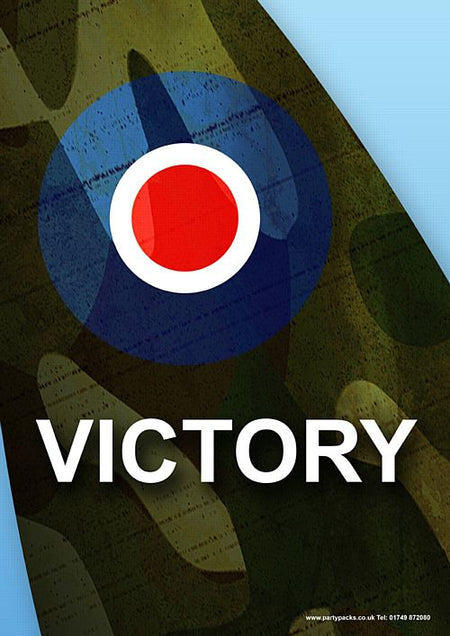 Victory Spitfire Poster - A3