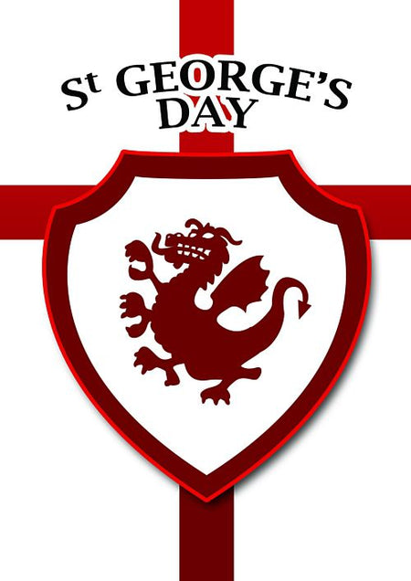 St. George's Day Dragon Poster - A3