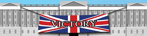 Victory Buckingham Palace Banner