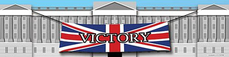 Victory Buckingham Palace Banner