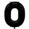 Black Number 0 Foil Balloon - 35