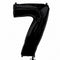 Black Number 7 Foil Balloon - 35