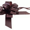 Chocolate 12 Loop Pull Bows - 16.5cm - Each