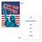 American Flag and Statue of Liberty Invites  - Pack of 8