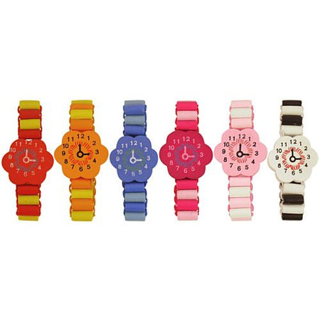 Wooden Bracelet Watch - Assorted Colours