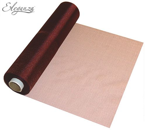 Eleganza Sheer Roll - Burgundy - 25m