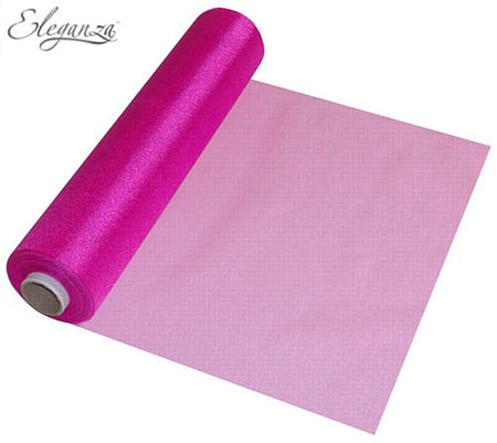 Eleganza Sheer Roll - Hot Pink - 25m