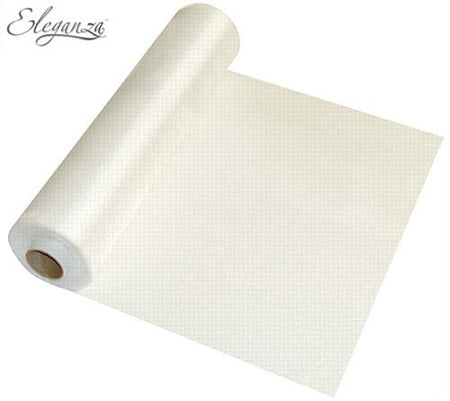 Eleganza Sheer Roll - White - 25m