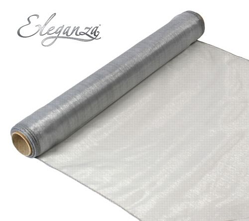 Eleganza Woven Edge Roll - Silver - 9m