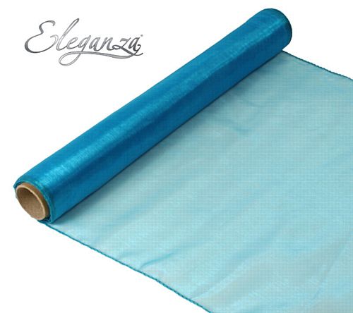 Eleganza Woven Edge Roll - Turquoise - 9m