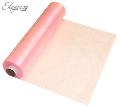 Eleganza Sheer Roll - Soft Pink - 25m