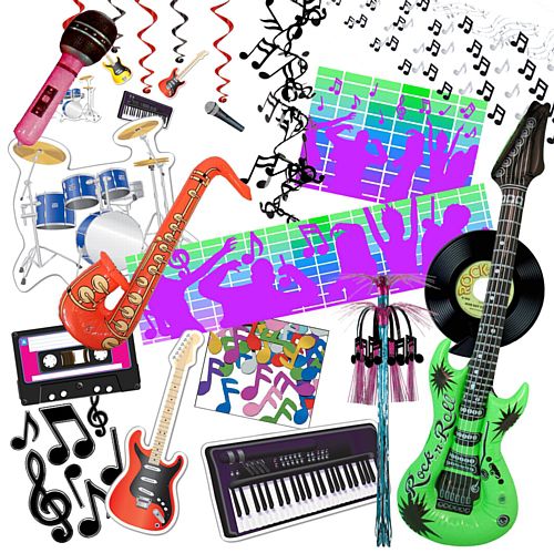 Standard Music Party Decoration Pack
