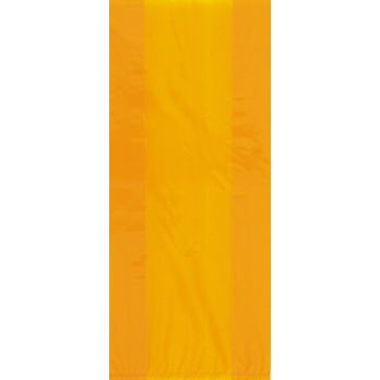 Orange Plastic Cello Bags - 28cm - Pack of 30