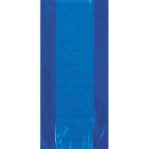 Royal Blue Plastic Cello Bags - 28cm - Pack of 30