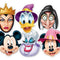 Disney Scary Halloween Card Masks - Pack of 6