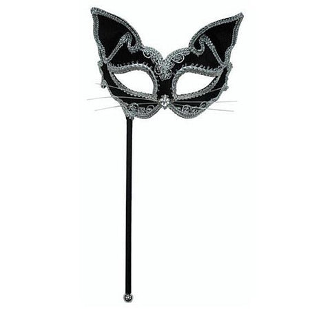 Cat Mask On A Stick