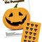Pin The Nose On The Pumpkin Game With Stickers