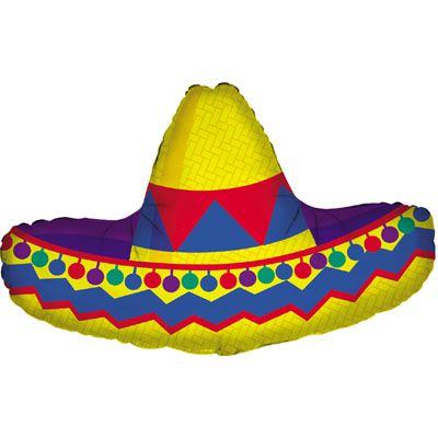 Sombrero Foil Balloon - 86cm