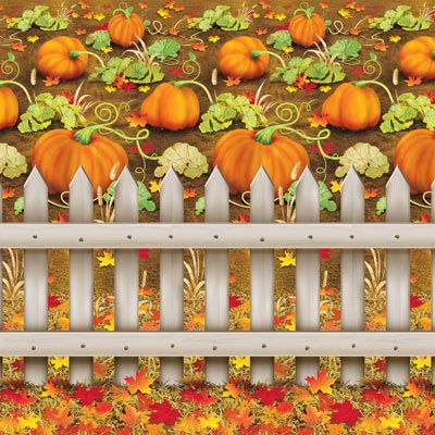 Pumpkin Patch Backdrop - 9.14m