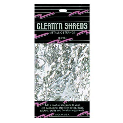 Silver Metallic Foil Strands