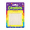 White Candy Stripe Candles - 6.3cm - Pack of 24