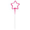 Pink Star Party Sparkler - 17.8cm